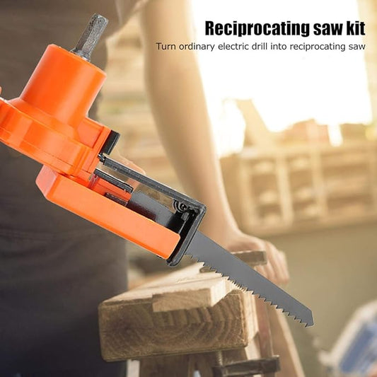 800-1500 rpm Reciprocating Saw Adapter Electric Drill Tool Handheld Portable Woodworking reciprocating saw kit